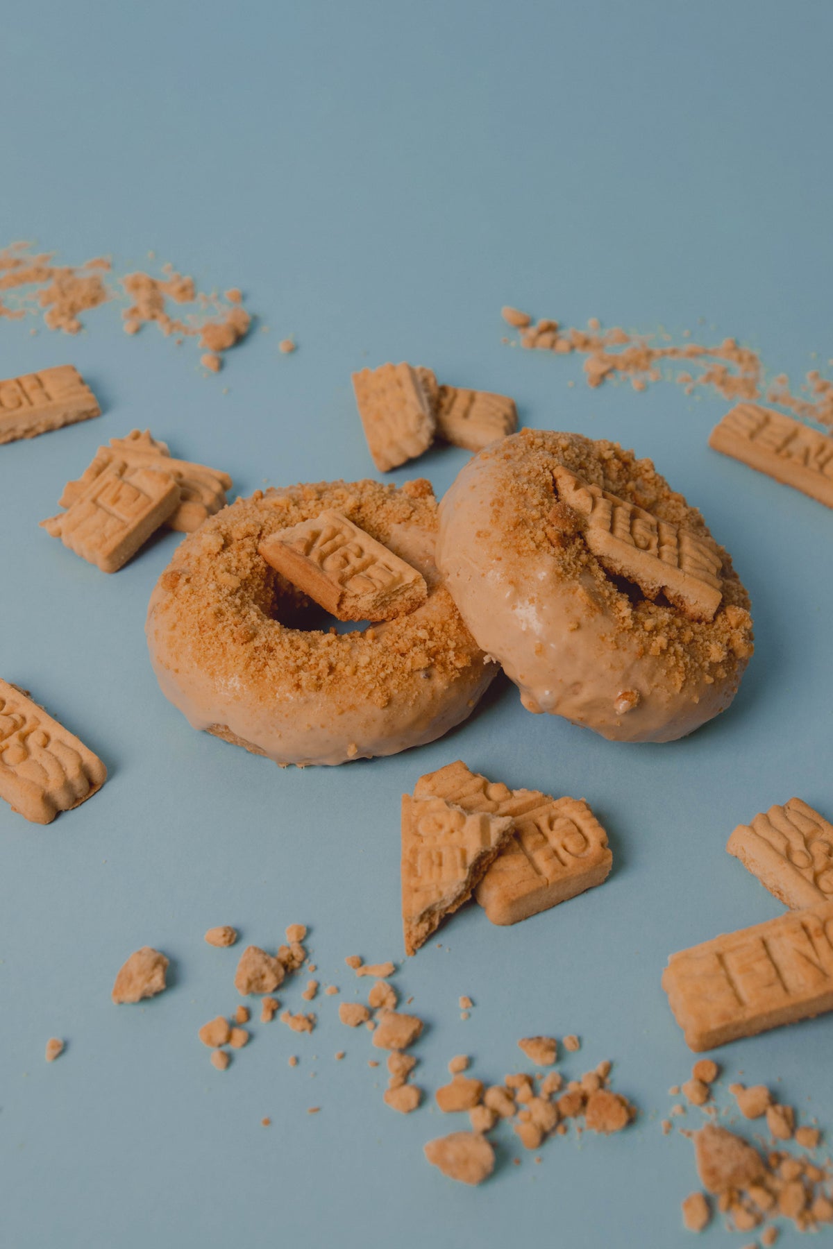 Caramilk Biscuit gluten-free doughnut
