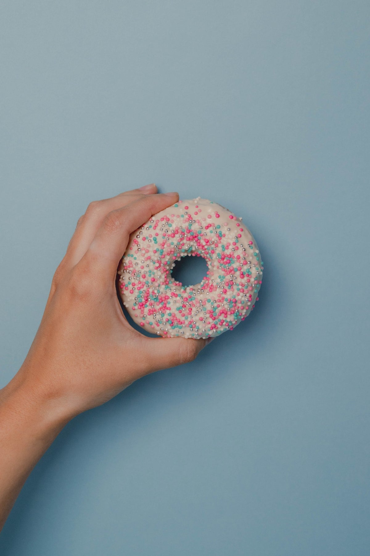 Birthday Cake gluten-free doughnut
