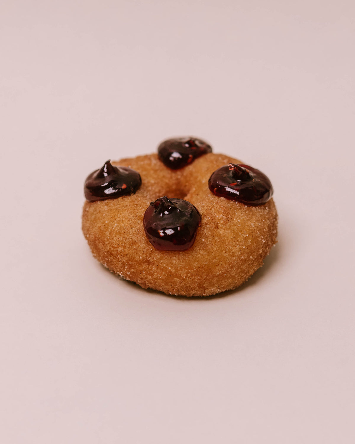 Raspberry Jam gluten-free doughnut