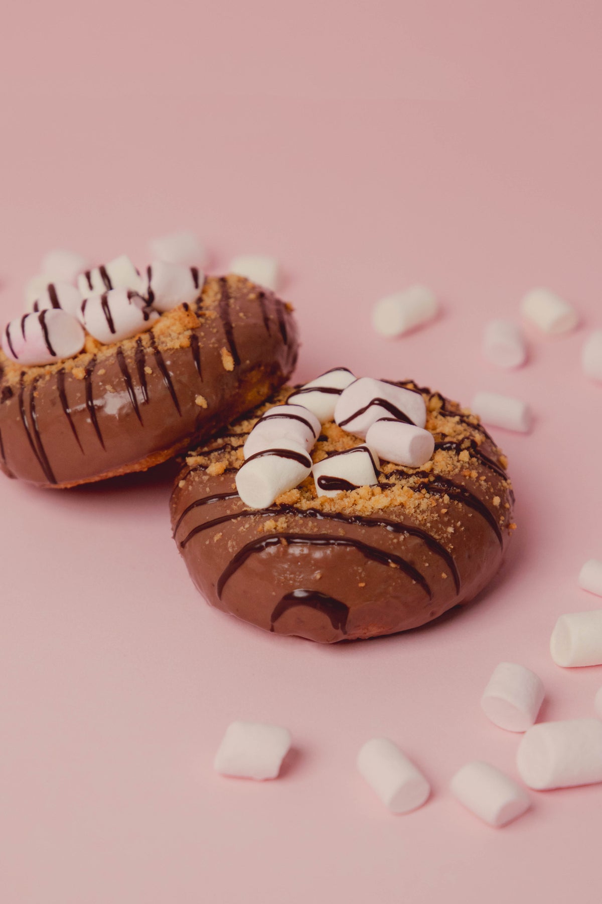 Rocky Road gluten-free doughnut